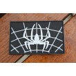 Emblemat PVC pająk - czarny